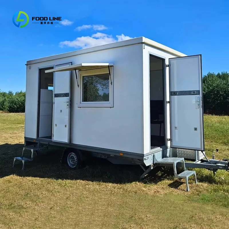 Customized Built Europe Trailer Office Convenient Mobile Workspace Solution Office Trailer For Onsite Projects Needs