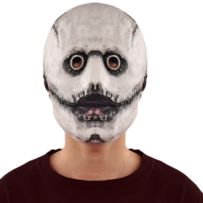 Taylor Masker Kostuum Halloween Horror Masker Latex Enge Dreadlocks Half Masker Eng voor Cosplay Party Gezichtsmasker Hoofddeksel