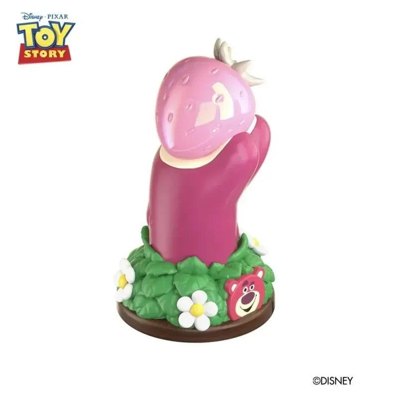 Disney Toy Story Strawberry Bear Hand Lamp Wireless Charging Small Table Lamp Collectible Trendy Home Decorations Children Gift