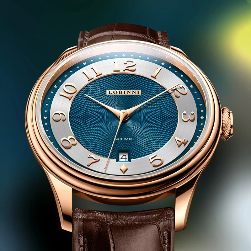 LOBINNI новые роскошные мужские деловые деловые часы MIYOTA с механизмом автоматические механические часы с сапфировым зеркалом водонепроницаемые наручные часы