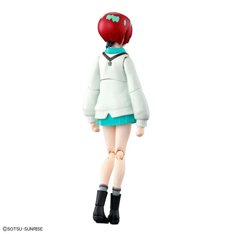 Bandai Original Gundam GQuuuuuux Figure-rise Standard Nynna Amate Yuzuriha  Assemble Toy for Boys Girls Gift Collectible Model