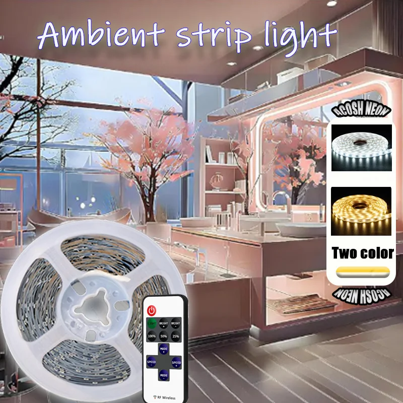 

Светодиодные ленты 5В с ИК-пультом дистанционного управления, питание от USB, 2835 светодиодов, 1м/2м/3м/5м/10м, теплый/белый свет, гибкая одноцветная световая лента