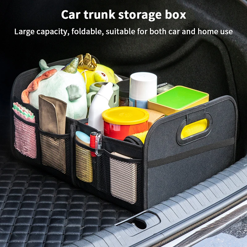 Collapsible Car Trunk Storage Box, Large Capacity, Super Resilient and Environmental Friendly