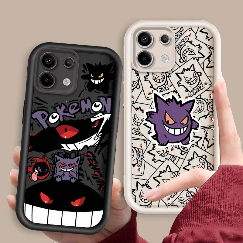 

P-Pokemons Anime Cute For Xiaomi Mi Poco X3 X4 X5 X6 M4 M5 M5s M6 F4 F5 F6 Pro GT Plus 5G Eye Ladder Cover