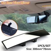 HD Wide-angle Car Rear View Mirror Reversing Blind Angle Visibility Curved Surface Rearview Mirror 300mm diameter curved mirror