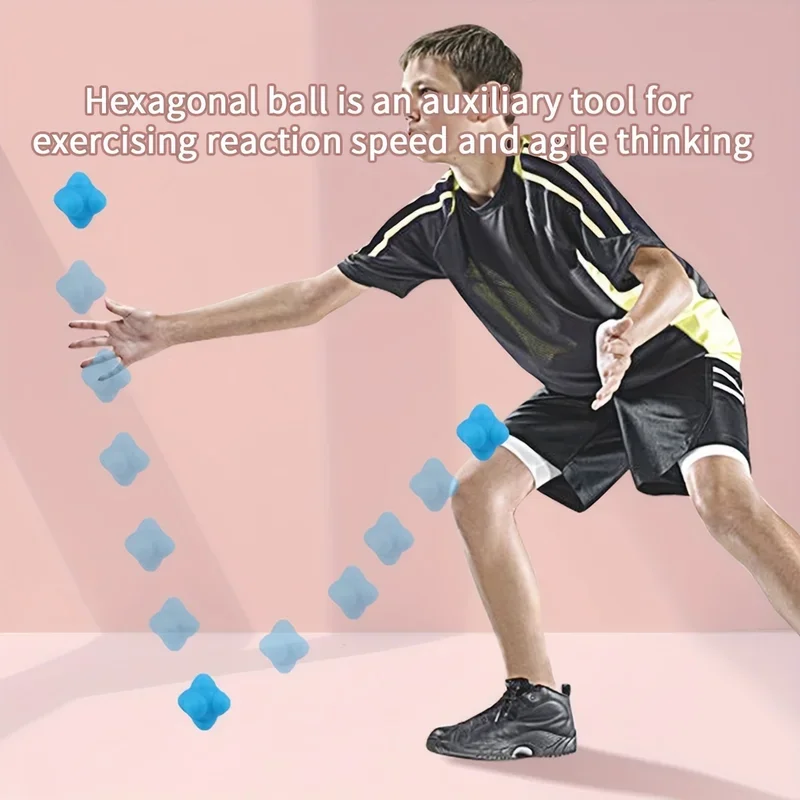 Bola reaksi latihan atletik bola basket dan sepak bola-meningkatkan reaksi dan kemampuan koordinasi dan Rebound tinggi