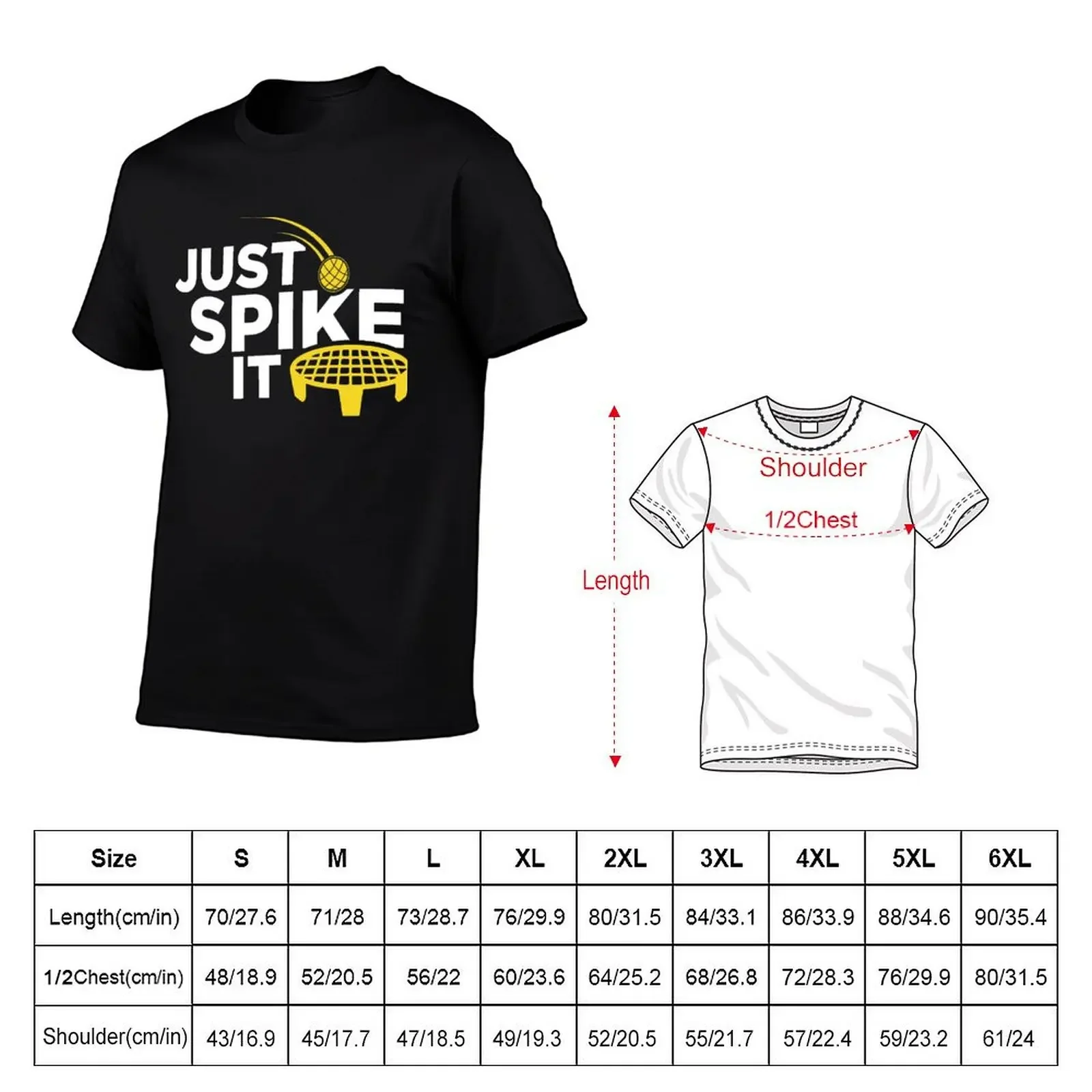 Just Spike It T-Shirt Aesthetic clothing vintage man clothes street wear Men's t-shirt