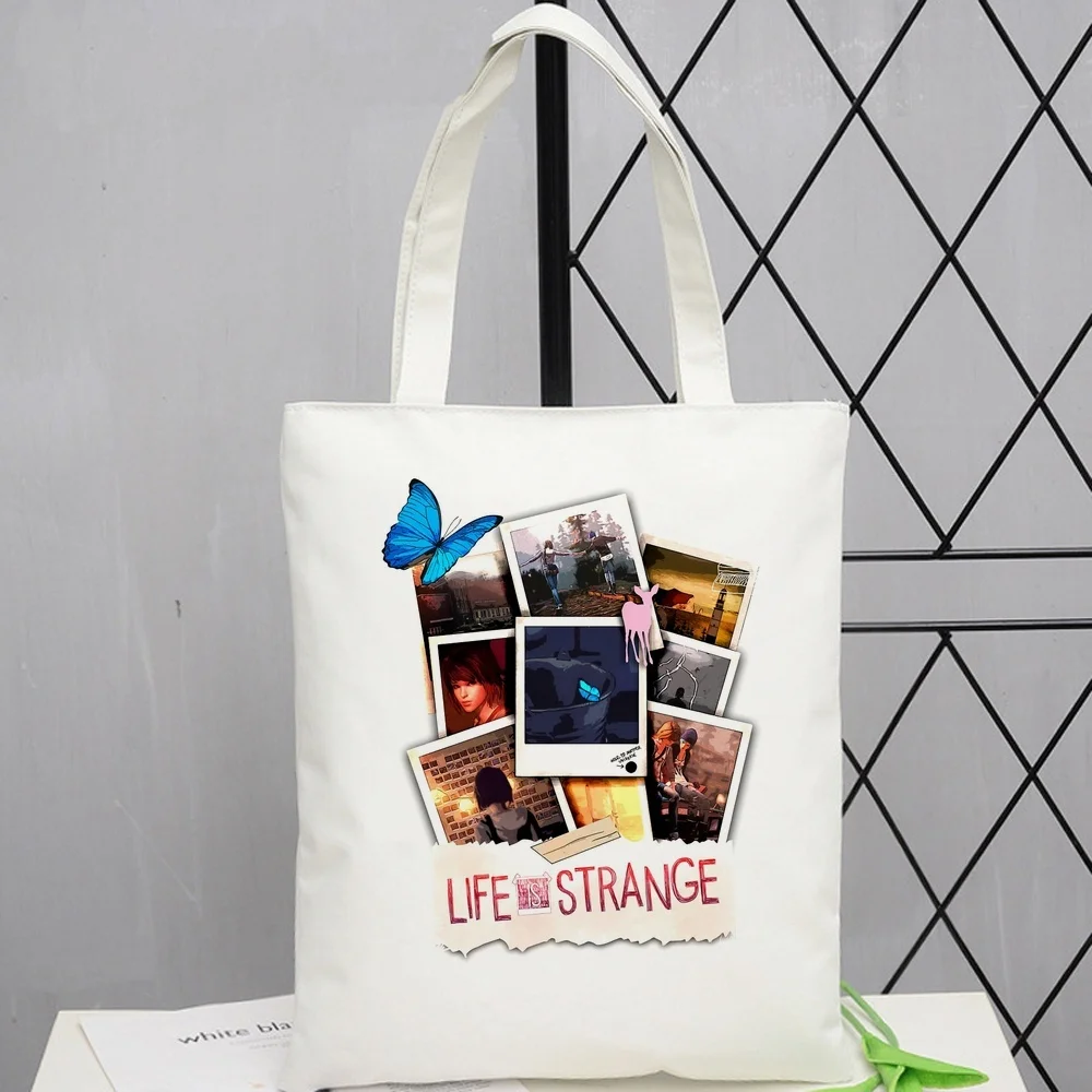 Life Is Strange tote bag reusable totebag shopping foldable shoulder  femme