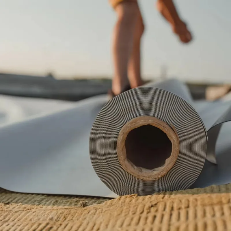 Self Adhesive Butyl Waterproof Tape for Metal Roof Repair PVC Roof Waterproof Membrane-10x10 cm sample