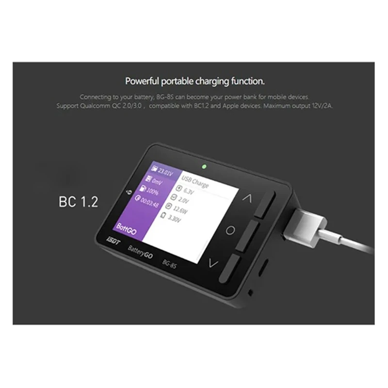 Super Sale ISDT BattGo BG-8S Smart Battery Checker Balancer Receiver Signal Tester Quick Charge Function Fast Charger