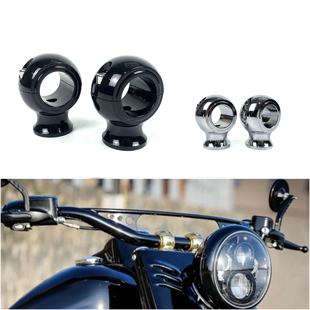 

1Pair 32mm Motorcycle Risers 1.25" Handle Clamps For Harley Touring Dyna Softail Street Fat Bob 05-2020