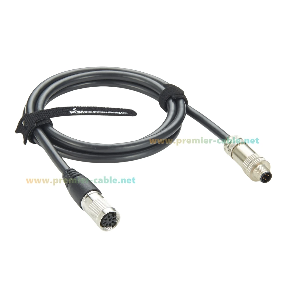 Compatible with Ericsson TSR48431/2500 AISG RET Control Cable IP67 M16 8Pin to M12 4Pin Base Station Antenna Cable