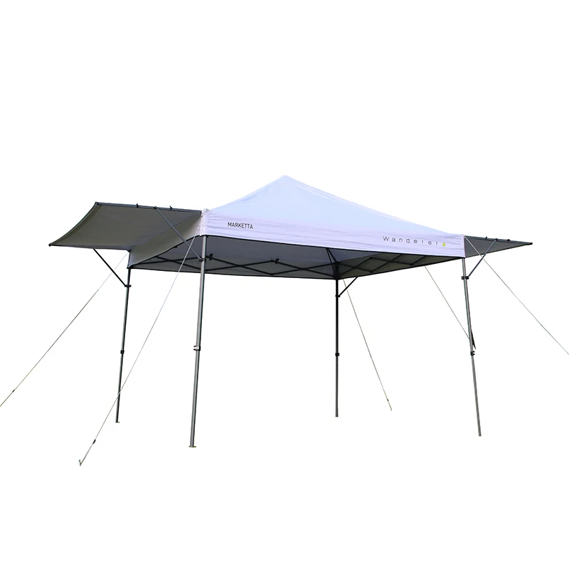 

Deployable Printed Outdoor 10x10 With Awning Sunshade Canopy Tent