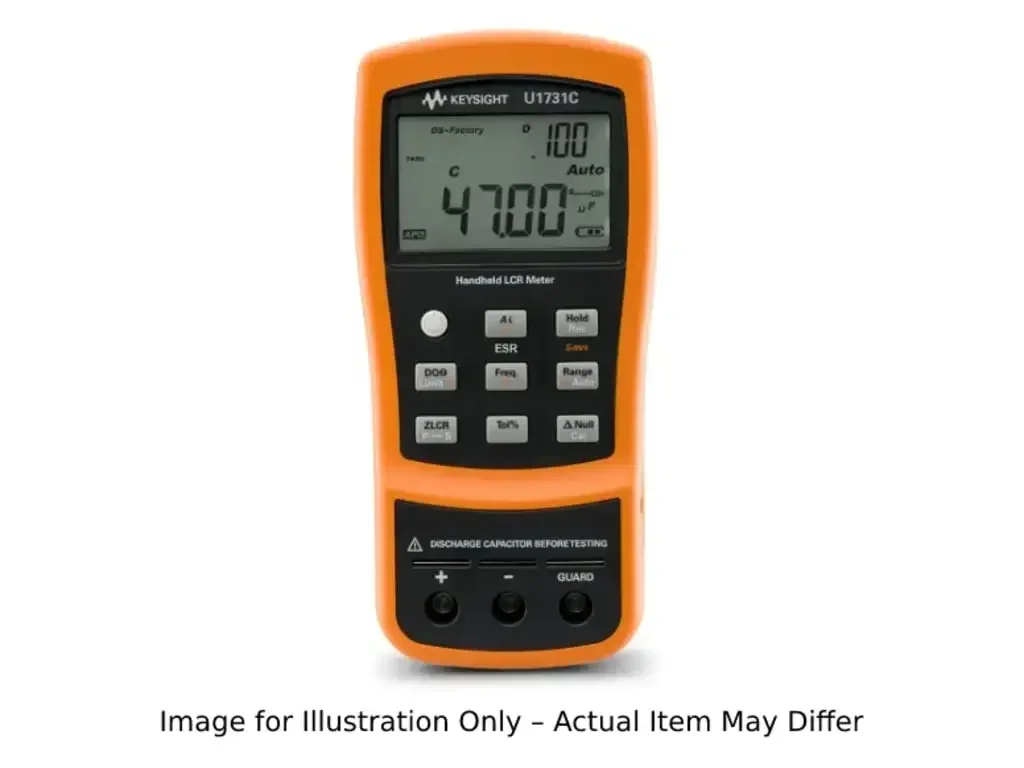 U1733P - Handheld LCR Meter, 100Hz, 120Hz, 1kHz, 10kHz, 100kHz with Accessories