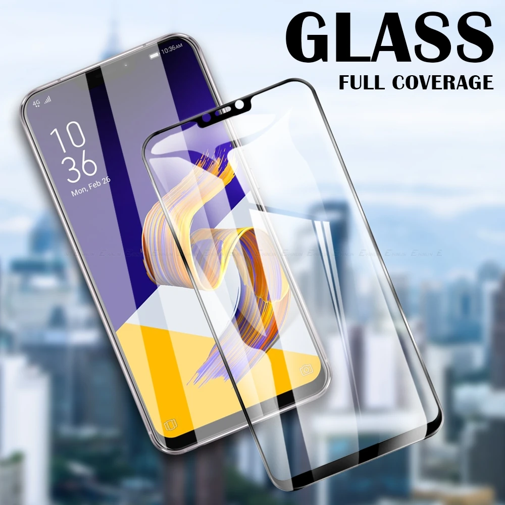 Full Cover Screen Protector Tempered Glass For Asus ZenFone 6 5Z 5Q 5 Lite Selfie ZS630KL ZS620KL ZC600KL ZE620KL Glass Film