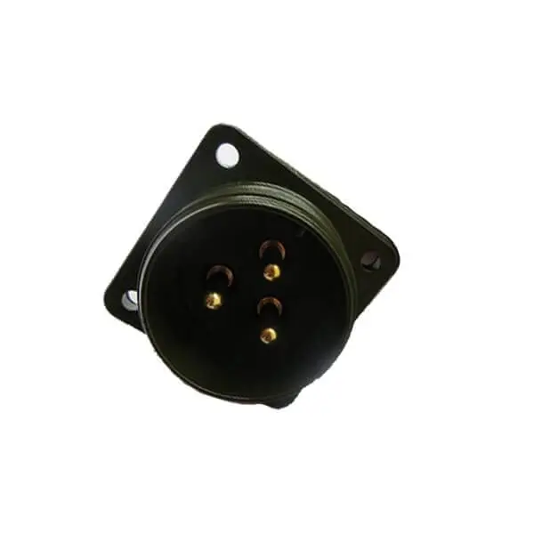  Military Spec Connectors MS3102A22-2P MIL-DTL-5015 Series Box Mount Receptacle 3 Pin Solder Pin Circular Connector