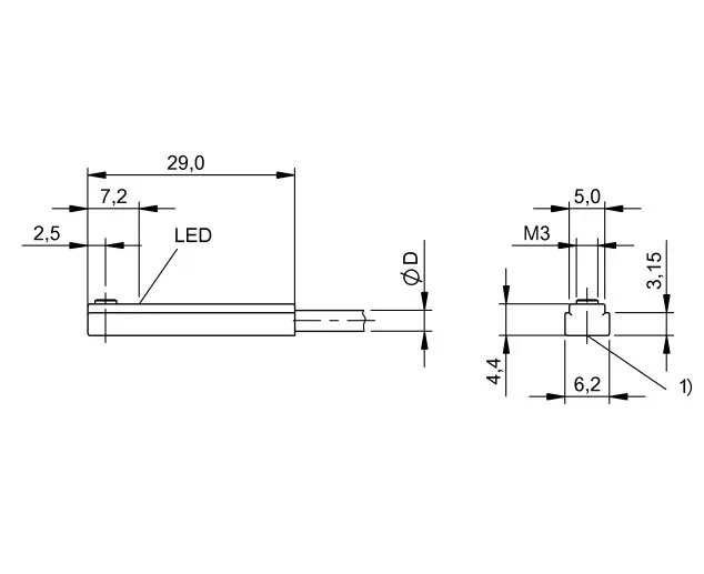 BMF307K-PS-C-2-PU-02 Sensor BMF006U