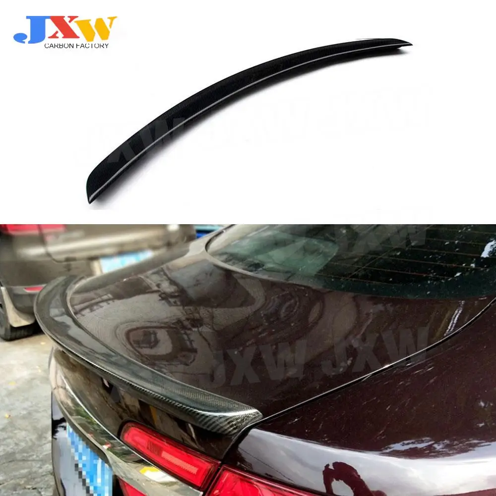 

Carbon Fiber Rear Spoiler for Jaguar XF Sedan 4-Door 2009-2019 Boot Trunk Trim Sticker Wings Car Styling