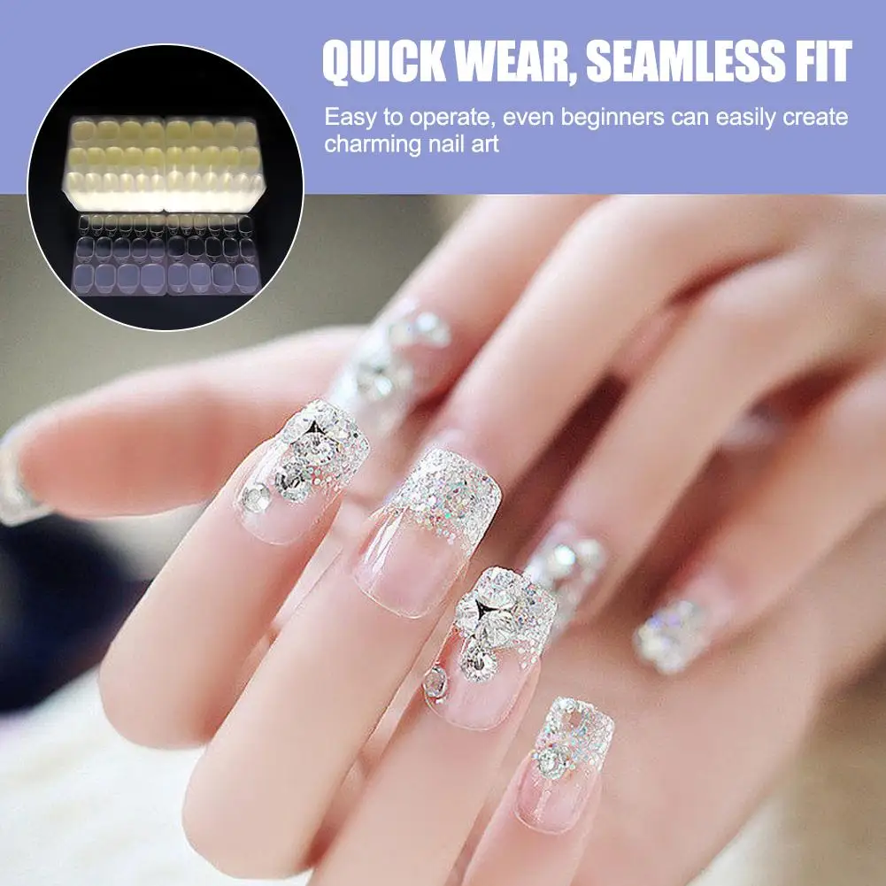 24PCS Waterproof Double Sided False Nail Art Adhesive Tape Glue Sticker DIY Tips Fake Nail Acrylic Manicure Gel Makeup Tools - Image 2