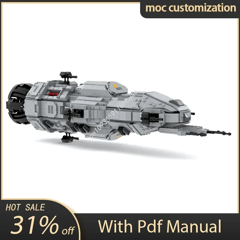 

1930PCS The Sky Is Vast Rocinante Spacecraft Aircraft Carrier Creative Children Brick Toy Birthday Building Holiday Gift Blocks