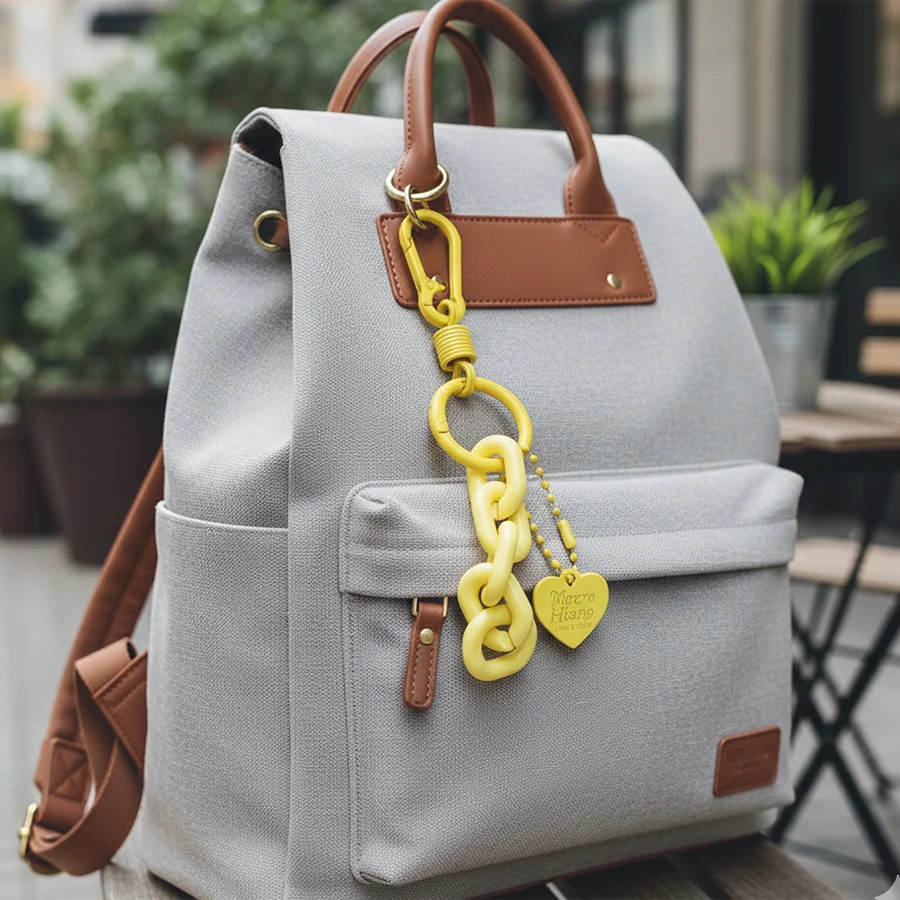 Dopamin-Herz-Ketten-Schlüsselanhänger, Unisex, für Schultasche, Autoschlüssel, Handy, 5 Farben, Anhänger, Valentinstagsgeschenk für Liebhaber, Dekoration