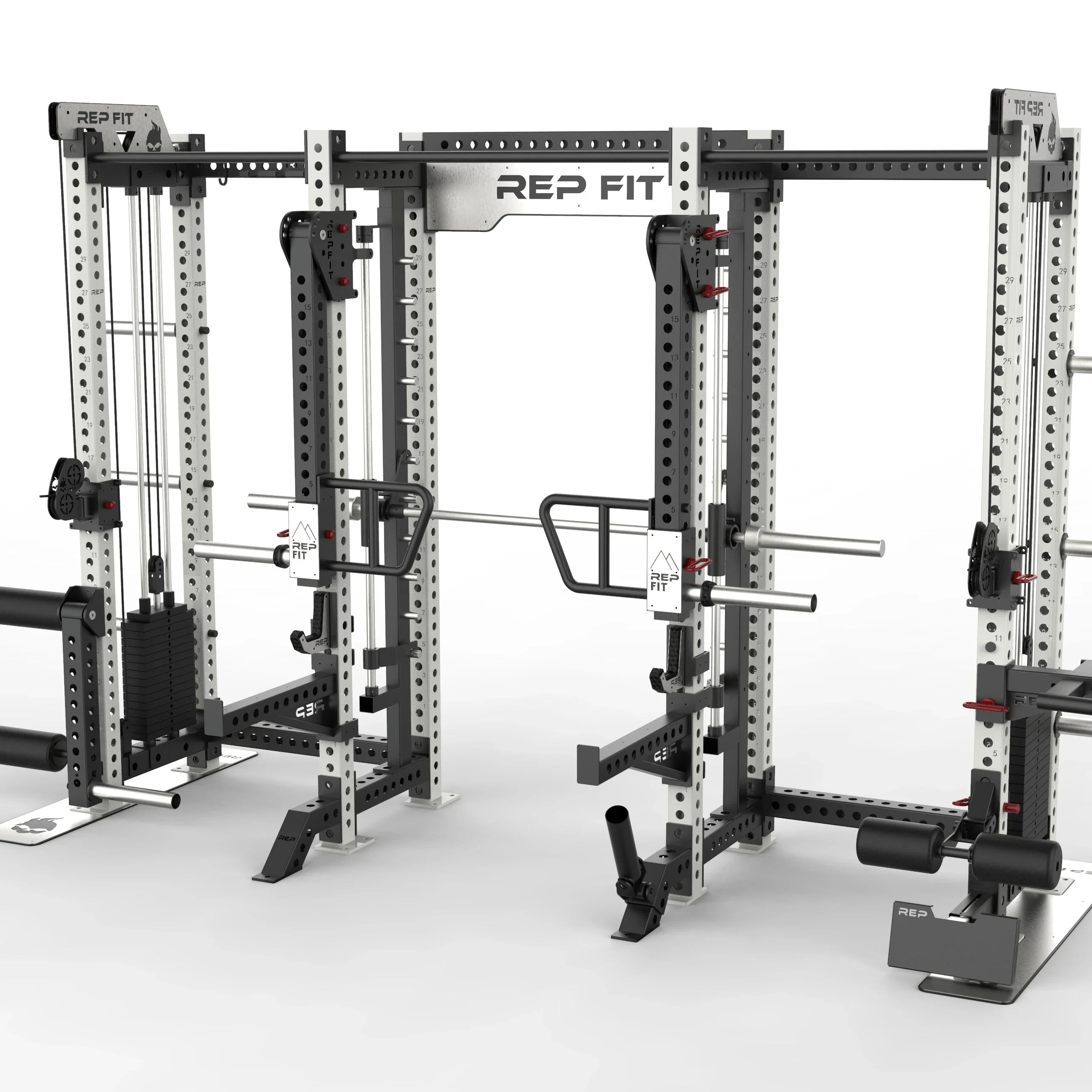 Atacado rack de treinamento integrado equipamento fitness comercial clubes de ginástica máquina multifuncional exercício treinamento traseiro