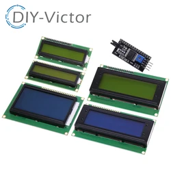 LCD1602 LCD 1602 2004 12864 modulo schermo verde blu 16x2 modulo Display LCD a caratteri 20 x4 Controller HD44780 luce blu nera