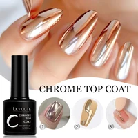 LILYCUTE-esmalte de uñas de Gel con capa superior cromada, Gel UV semipermanente, efecto metálico, polvo brillante, suministros de uñas de Gel funcional