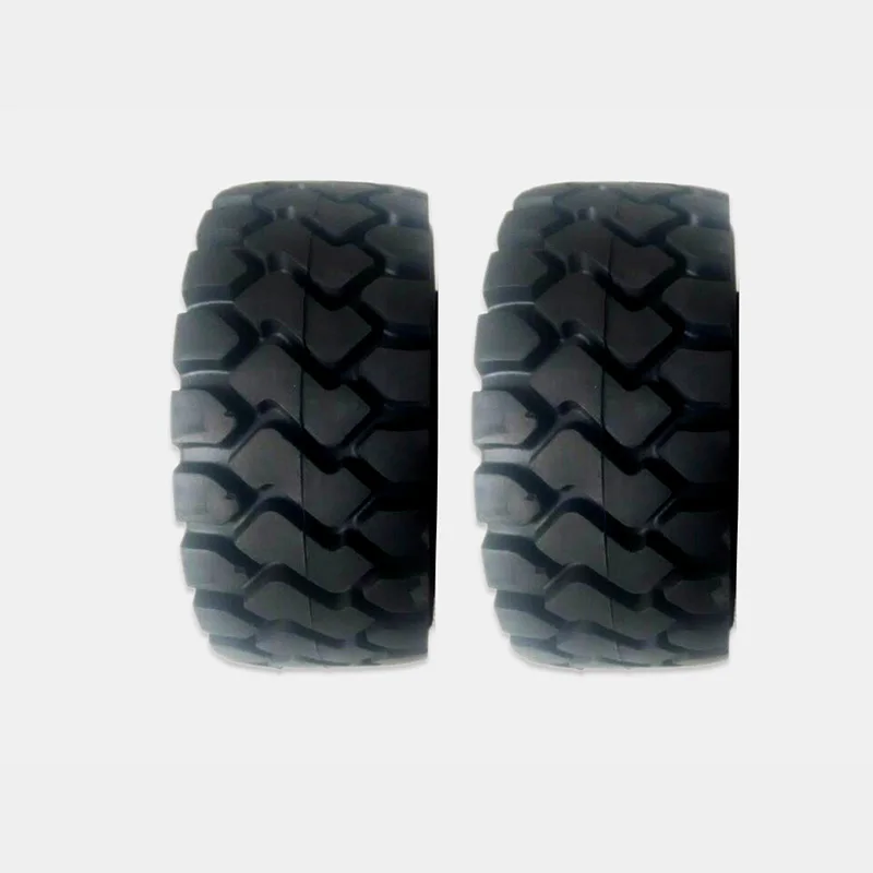 RC Rubber Tyres Bulldozers Tyre 137mm For 1/14 Tamiya Rc Truck Heavy Duty Trailer Tipper 770s Actros Man RC Car Parts