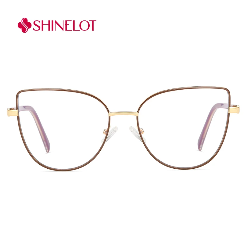 

93530 Best-Selling Cat Eye Eyeglasses Frame Stylish Female Anti-Blue Light Optical Glasses Youth Style Spectacles Eyewear