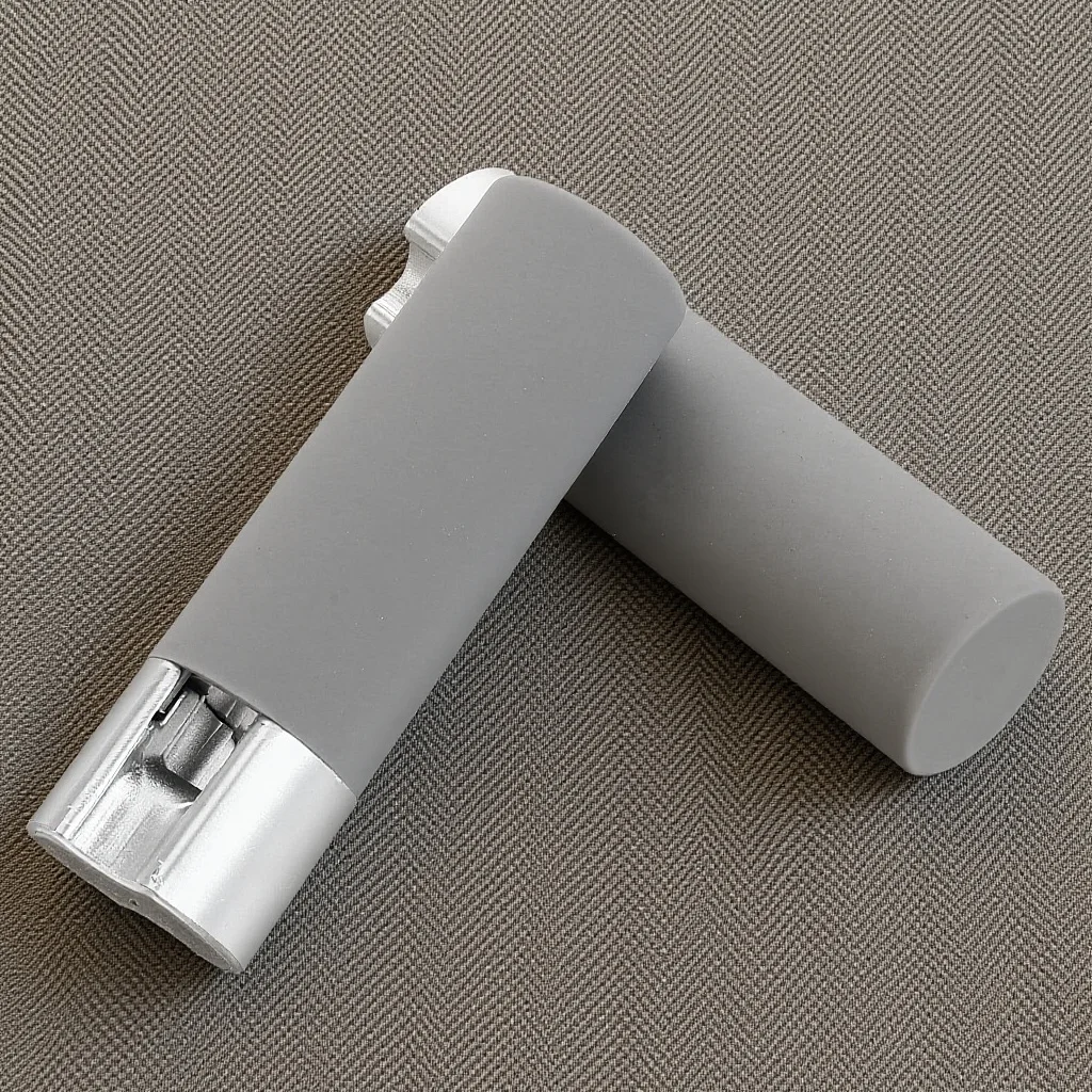 2 قطعة سحب الحبل أعمى رمادي متجمد مقبض المرجح قلادة البلاستيك الستائر الدوارة الستائر العمودية نافذة الغرفة مصراع #1