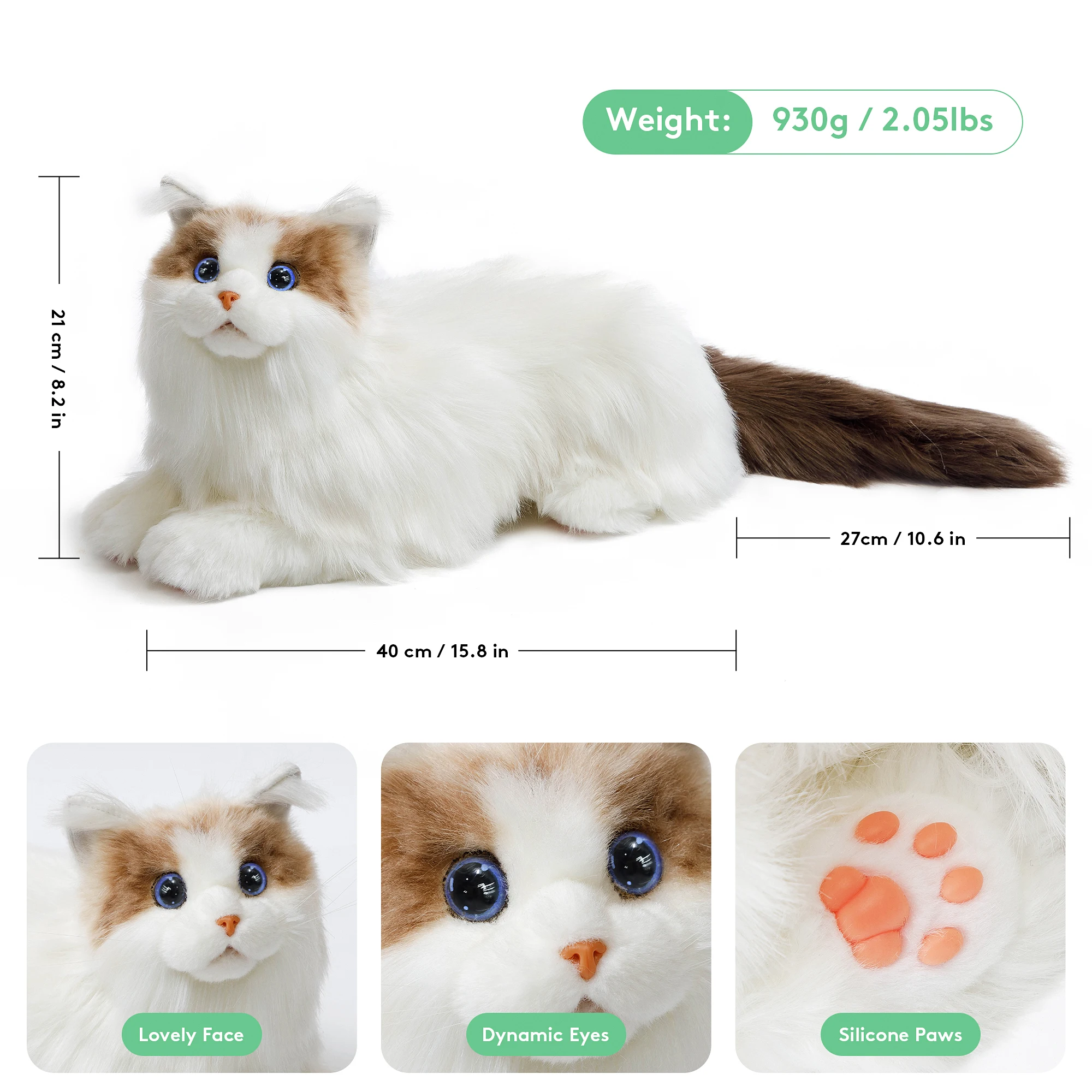 English Version Mita Cat AI Smart Electronic Pets Simulated Voice Control Robot Adult and Children Toy metaCat Birthday Gift