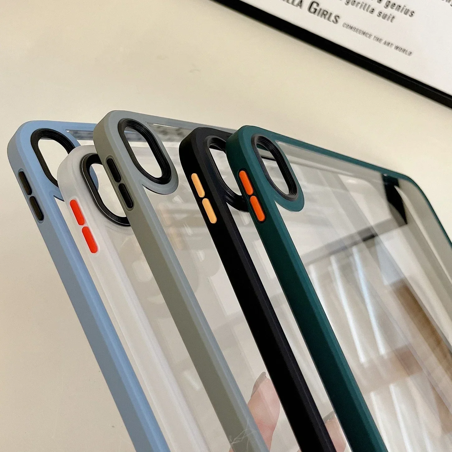 Capa transparente hd para tablet, para apple ipad 11th a16 10th 9 8 7 6 5 geração 2025 air7 11 13 m3 pro mini 7 6 13 polegadas capa dura funda