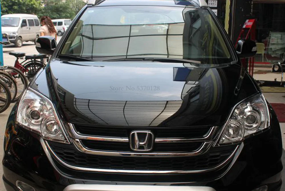 For Honda CRV CR-V 2007 2008 2009 2010 2011 High Quality ABS Chrome Headlight Cover Trim Strip Car Styling