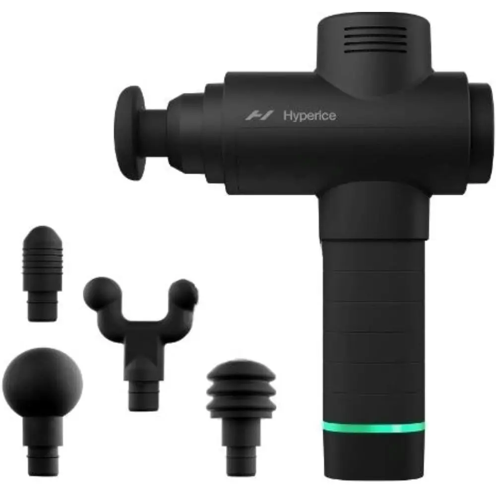 

Hyper2 Black — технология Eaturing Quiet Glide — ручной перкуссионный массажный пистолет | 3 скорости, 5 Сменных с | Hes Relieve S