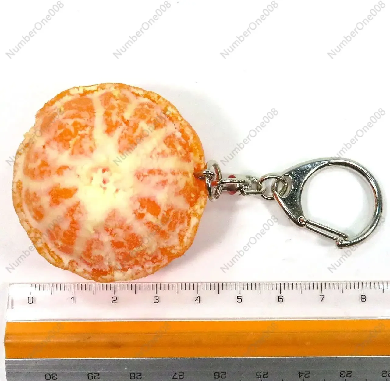 Spot Japanese Purchasing Agent Handmade Simulation Food Model Orange Fruit Food Keychain Bag Food Game Pendant Jewelry