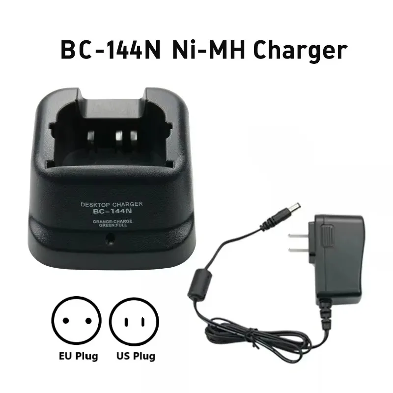 Carregador de Mesa BC-144N BC-137 Carregador Rápido DC para ICOM IC-V82 IC-V8 IC-T3H BP-209N BP-210N IC-A6 IC-A24 IC-F4GT IC-F30GT