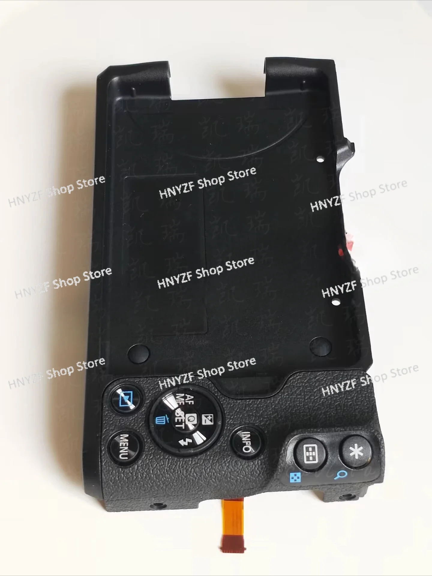 M50 I/II black/white, rear case with buttons and cables, excluding screen