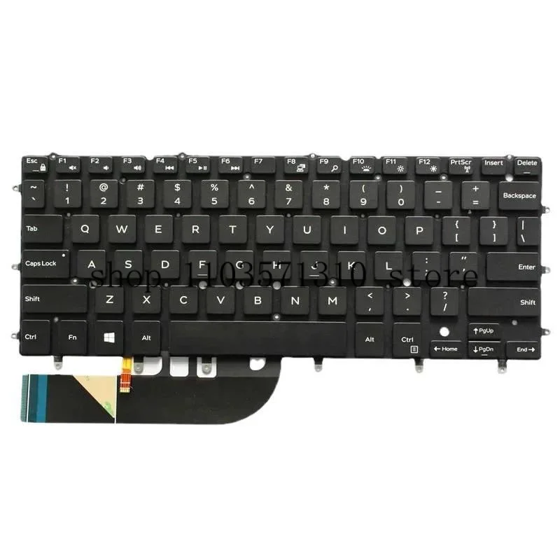 

M Replacement US Keyboard for Dell XPS 13 9343 9350 9360 Inspiron 13 7347 7348 7352 Inspiron 15 7547 7548 Laptop