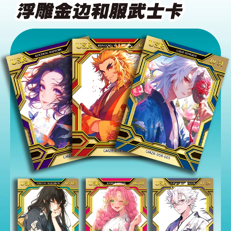 Demon Slayer Card Booster Box TCG Game NR SSS Rare Cards Kimetsu Yaiba Table Playing Toys For Family Children Christma Gifts