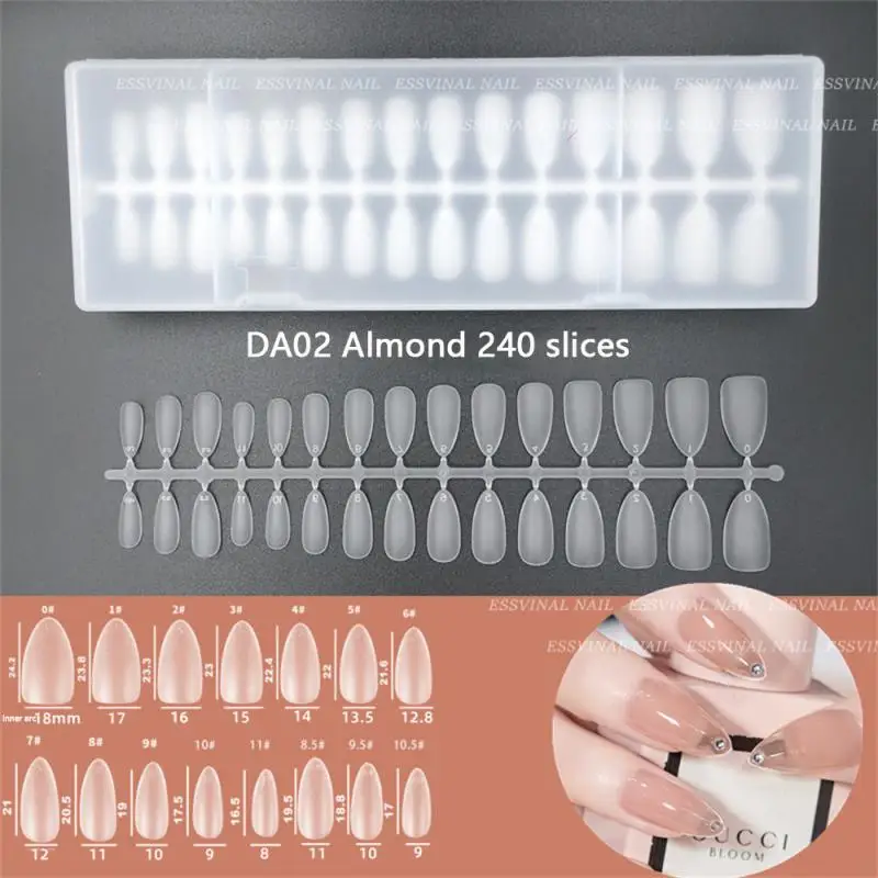 No Damage Nail Easy To Use Extended Nail Easy To Wear Natural Appearance Transparent Frosted Armor Translucent Nail Decal Demand