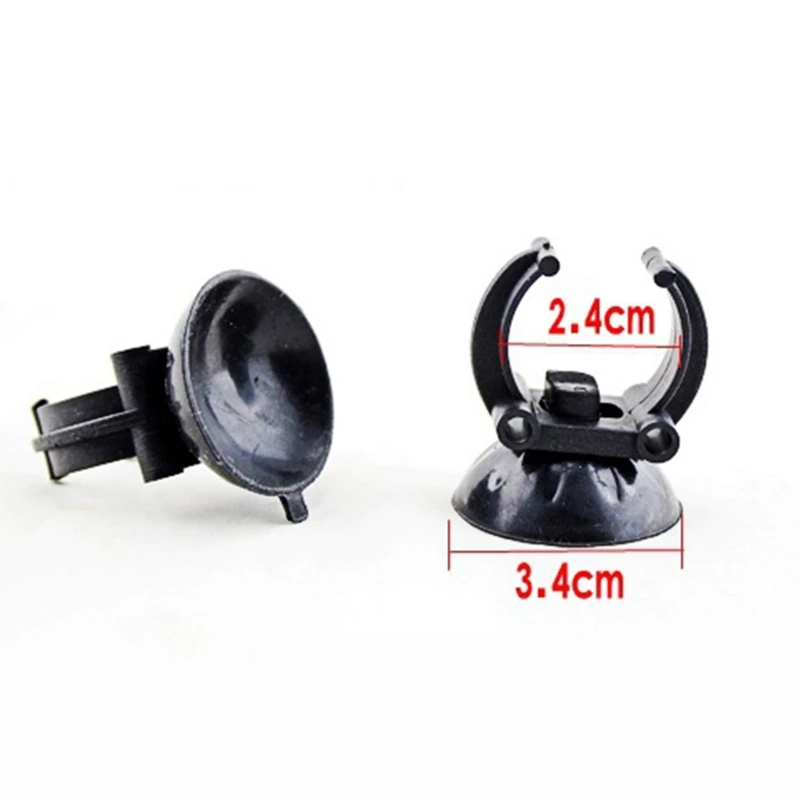 Aquarium Heater Holder Suction Cup for Fish for Tank Sucker Dia 1.34" Clip Dia 0 Dropship
