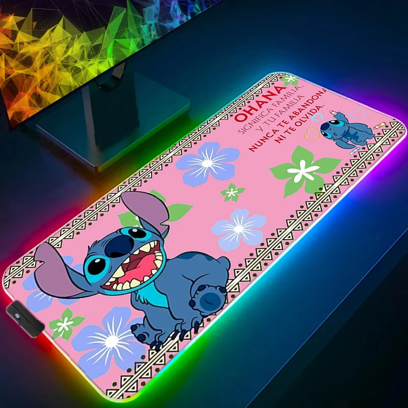 Alfombrilla de ratón RGB grande xxl, alfombrilla de ratón para juegos, alfombrilla LED para ratón, copia de punto, alfombrilla grande para ratón,