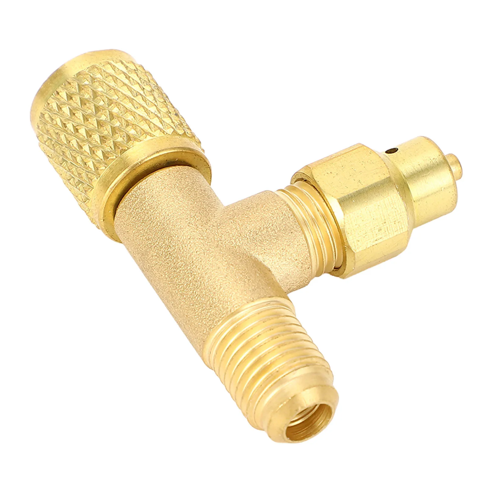 Air Conditioning Line Repair Tools Refrigerant Charging Valve Exhaust Valve 1/4 SAE 7/16 20 UNF for R22 R12 Air Conditioning Par