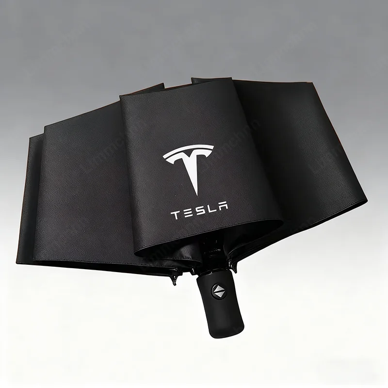 

High-end Car Folding Sunshade Windproof Car Logo Umbrella Car Sticker For Tesla Model 3 Model S Model X Model Y Roadster SpaceX