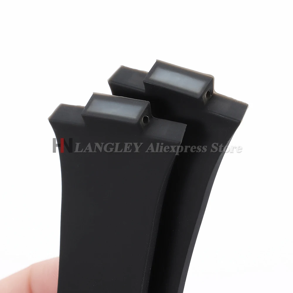 Soft Silicone Watch Band For Tissot PRX Super Player T137.407-410 Rubber Watch Strap Men Waterproof Replacement 26x12mm Bracelet