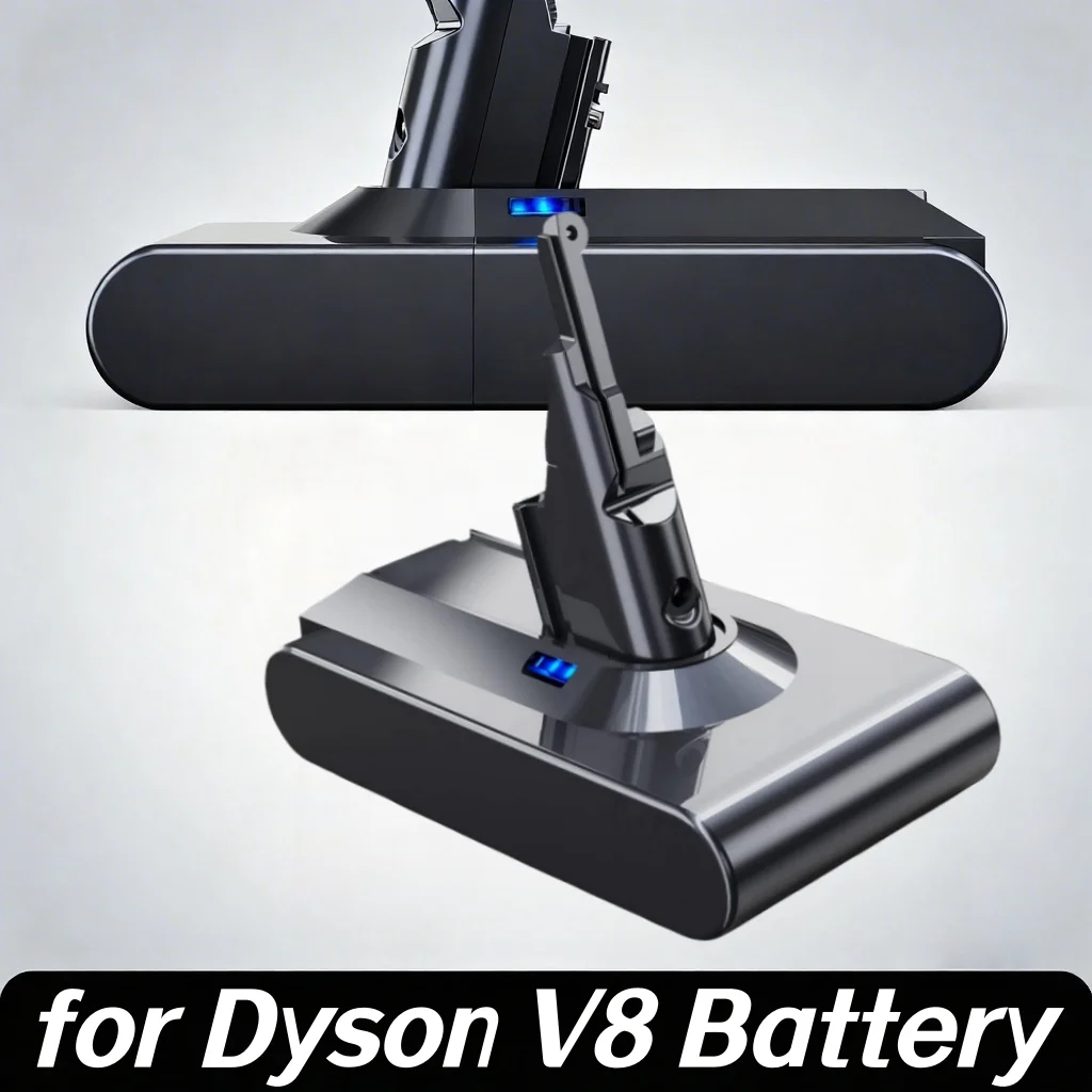 

21.6V 6000mAh (6Ah) Li-ion Rechargeable Battery for Dyson V8 Series V8 Fluffy SV10 Vacuum Cleaner L70 Tool Power Battery.