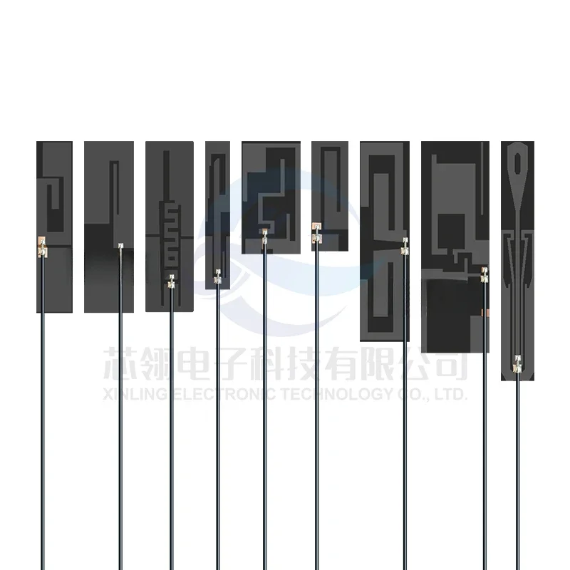 5pcs LTE/4G/2G/3G/GSM/nb-iot/800/900m Built-in FPC patch antenna 32*8mm male IPX