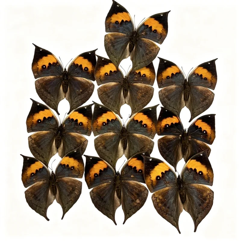 6-100 pcs natural Real Butterflies Specimen (Kallima inachus）
