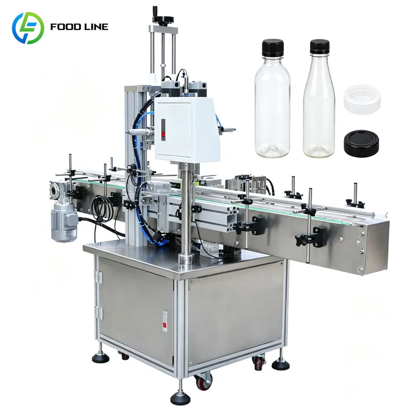 Bottle Capping Machine Automatic Rotary Screw Capper For Food Liquid Bottles Customized